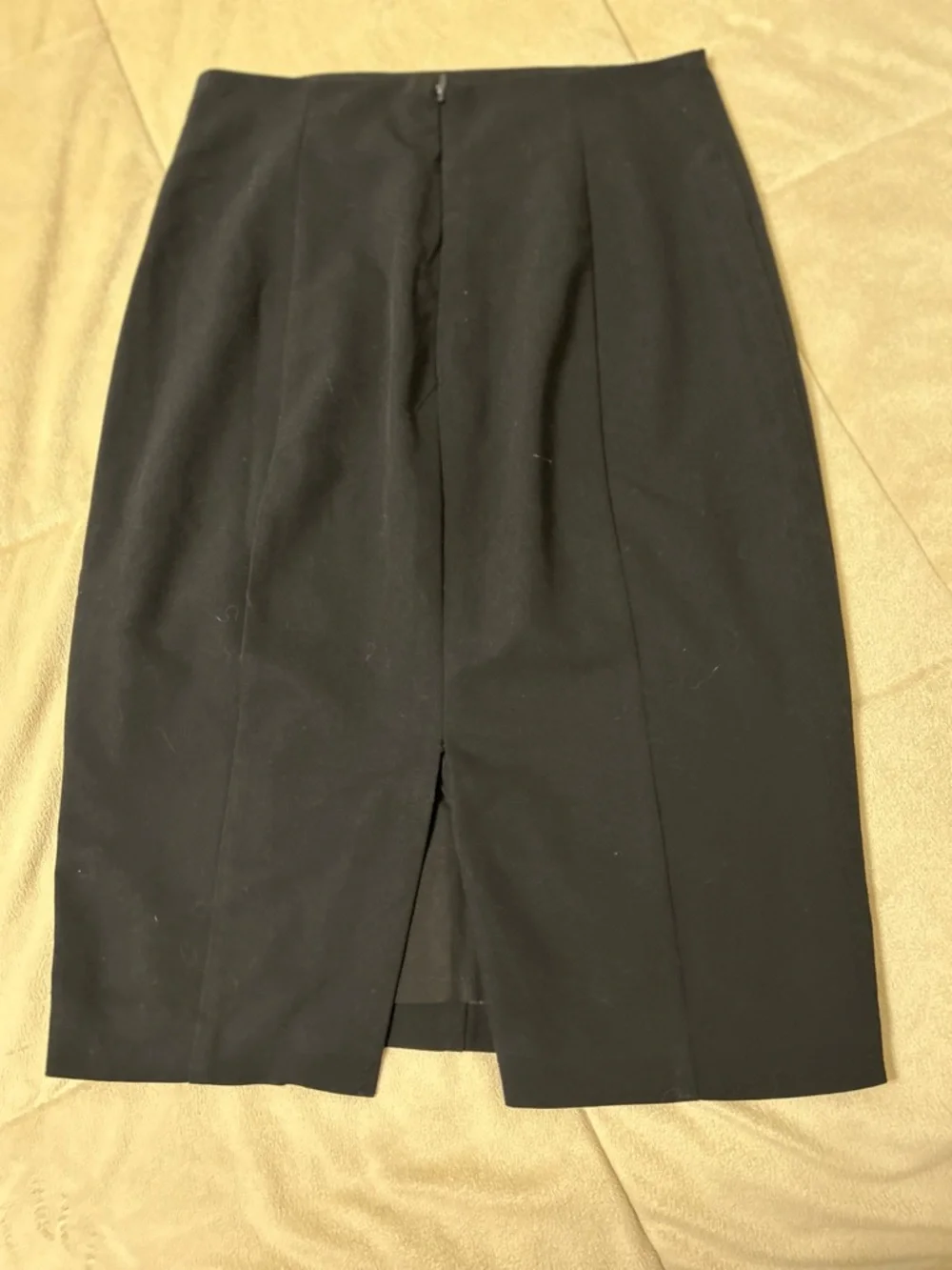 Worthington Black Pencil Skirt With Center Back Slit